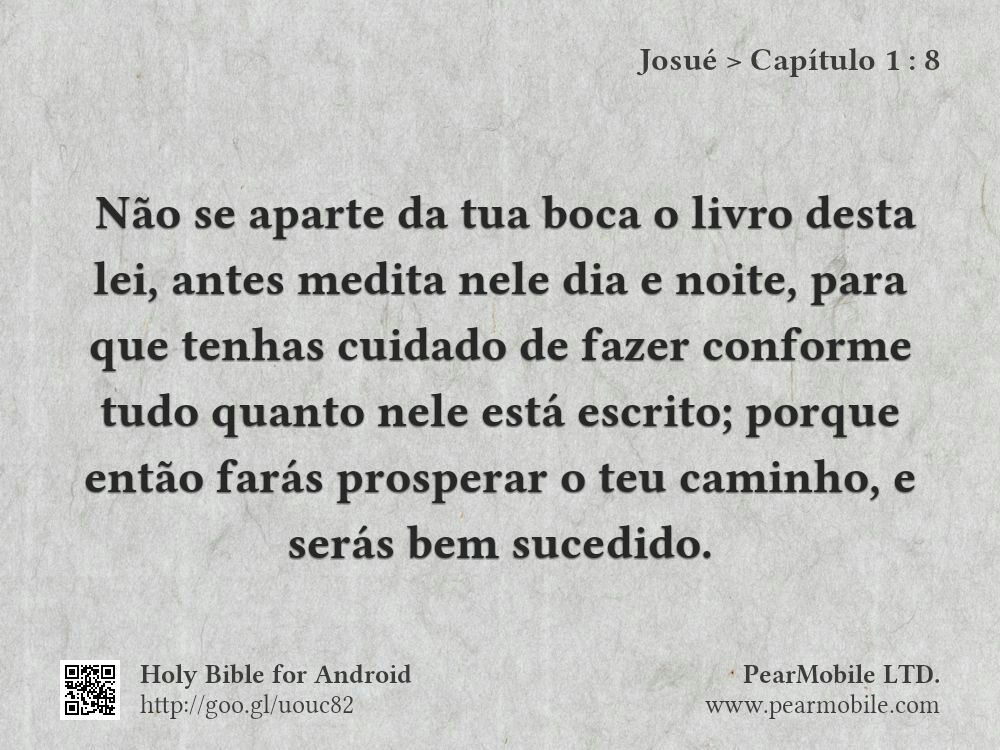 Josué, Capítulo 1:8